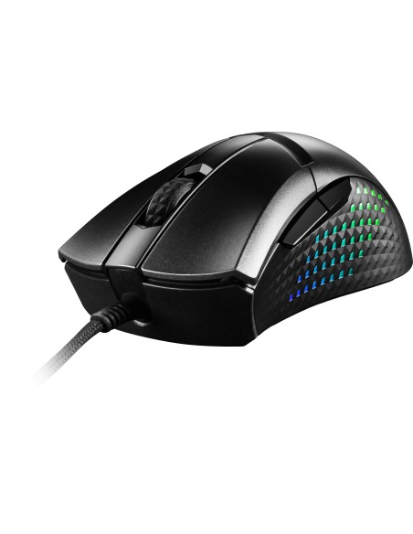 MSI CLUTCH GM51 LIGHTWEIGHT mouse Mano destra USB tipo A Ottico 26000 DPI