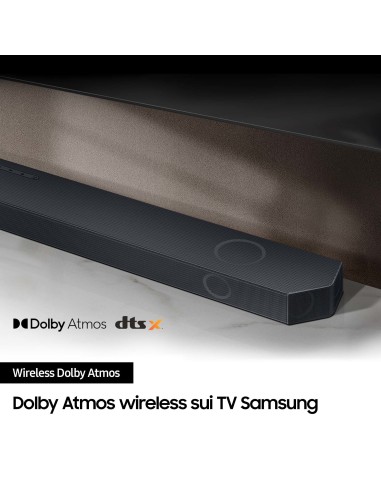Samsung Soundbar HW-Q930C ZF Serie Q, 17 speaker, Wireless Dolby Atmos, Audio a 9.1.4 canali, Q-Simphony, Compatibile con Alexa