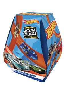 Hot Wheels Uovissimo, con 1 Set Rettilinei HotWheels, 1 veicolo singolo in scala 1 64 e 3 accessori per sfrecciare in pista e