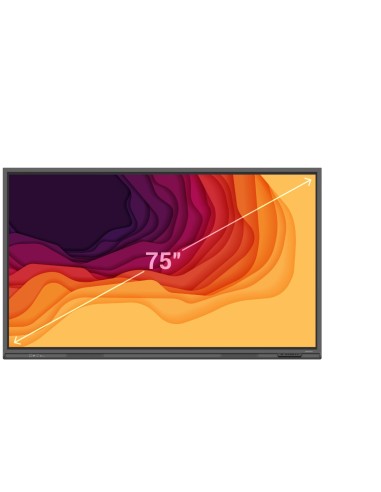 Newline Lyra lavagna interattiva 190,5 cm (75") 3840 x 2160 Pixel Touch screen Nero