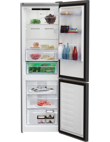 Beko RCNE366E70ZXBRN frigorifero con congelatore Libera installazione 323 L B Acciaio inossidabile