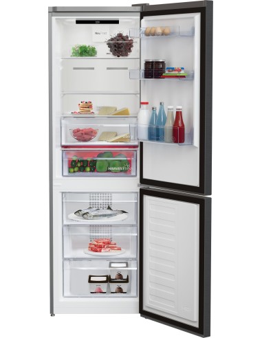 Beko RCNE366E70ZXBRN frigorifero con congelatore Libera installazione 323 L B Acciaio inossidabile