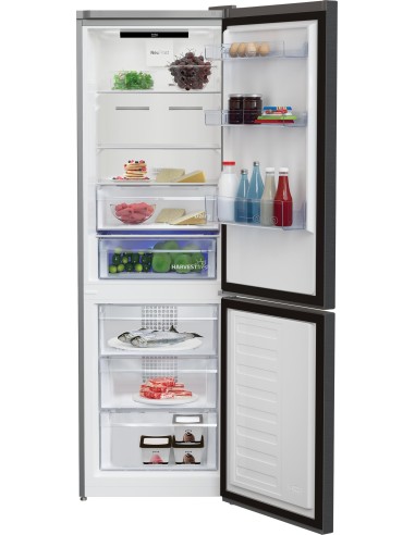 Beko RCNE366E70ZXBRN frigorifero con congelatore Libera installazione 323 L B Acciaio inossidabile