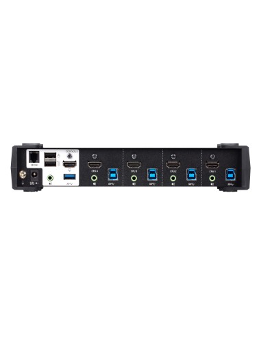 ATEN Switch USB 3.0 4K HDMI KVMP™ a 4 porte con Modalità mixer audio