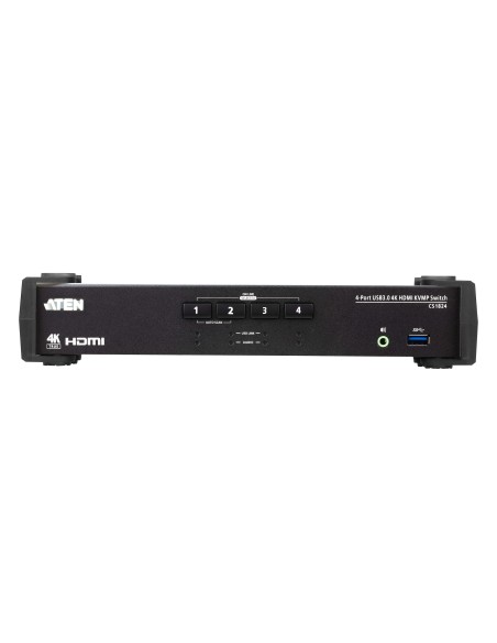 ATEN Switch USB 3.0 4K HDMI KVMP™ a 4 porte con Modalità mixer audio