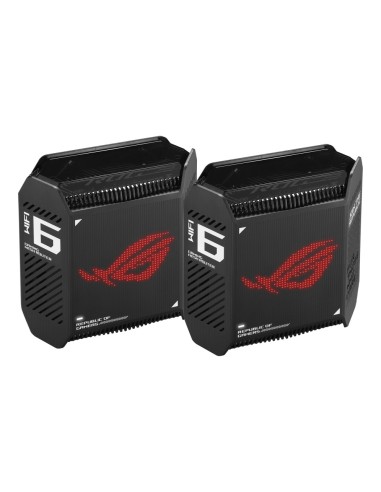 ASUS ROG Rapture GT6 (B-2-PK) Banda tripla (2.4 GHz 5 GHz 5 GHz) Wi-Fi 6 (802.11ax) Nero 4 Interno