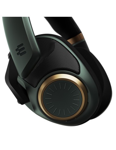 EPOS H6PRO Open Auricolare Cablato A Padiglione Giocare Nero, Oro, Verde