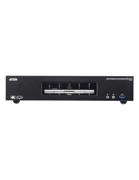 ATEN Switch KVMP™ USB 3.0 4K DisplayPort Triple Display a 4 porte