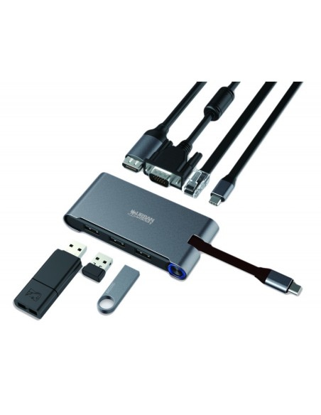 Urban Factory TCM15UF adattatore grafico USB Nero