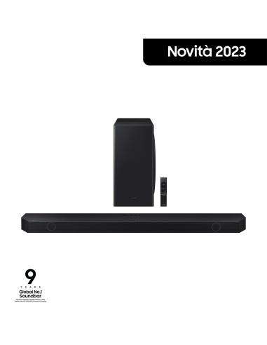 Samsung Soundbar HW-Q800C ZF Serie Q, 11 speaker, Wireless Dolby Atmos, Audio a 5.1.2 canali, Q-Simphony, Compatibile con Alexa