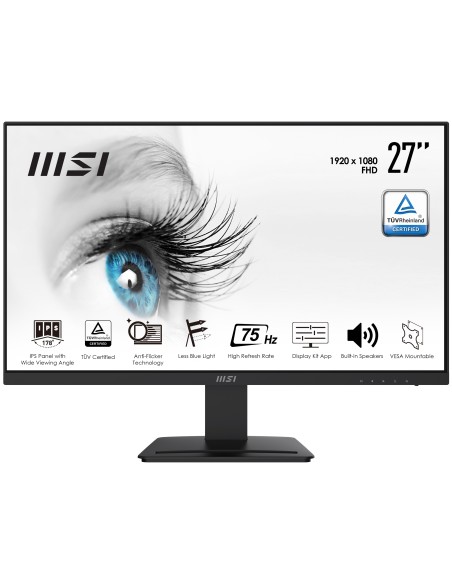 MSI Pro MP273 68,6 cm (27") 1920 x 1080 Pixel Full HD LED Nero