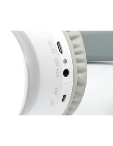 Conceptronic PARRIS01W cuffia e auricolare Wireless A Padiglione Musica e Chiamate Micro-USB Bluetooth Bianco