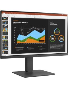 LG MONITOR 24BR650B-C.AEU 60,5 cm (23.8") 1920 x 1080 Pixel Full HD LED Grigio