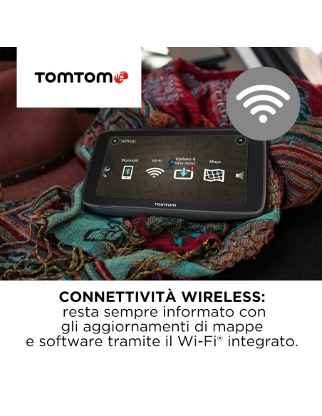 TomTom GO Classic navigatore Fisso 12,7 cm (5") Touch screen 201 g Nero