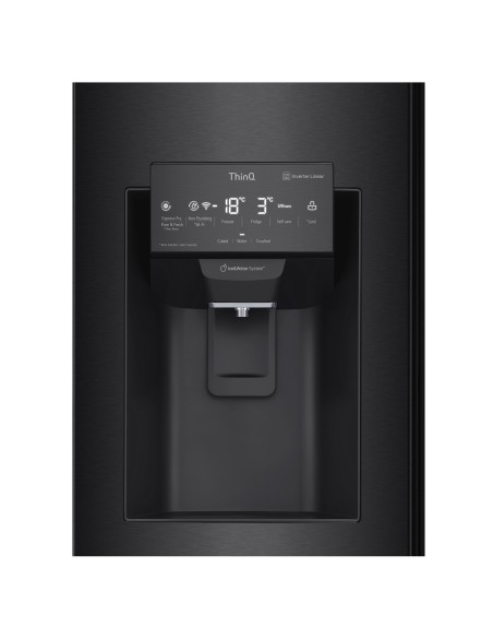 LG GMX844MC6F frigorifero side-by-side Libera installazione 506 L F Nero