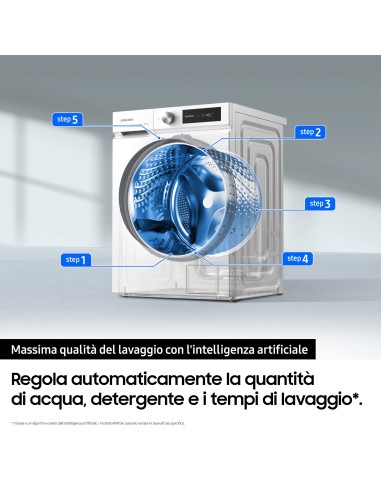 Samsung WW11BB744DGB lavatrice Caricamento frontale 11 kg 1400 Giri min A Nero