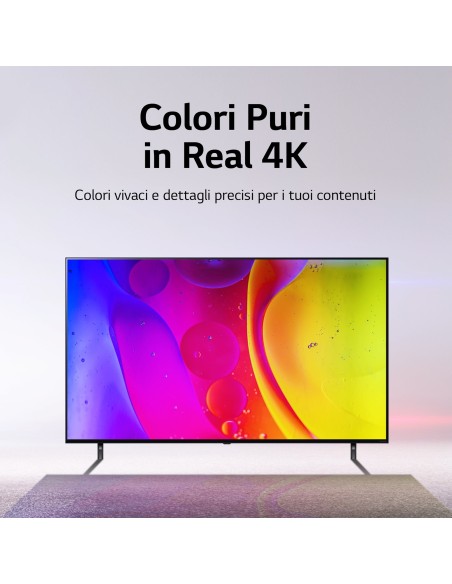 LG NanoCell 65'' Serie NANO76 65NANO766QA 4K Smart TV NOVITÀ 2022