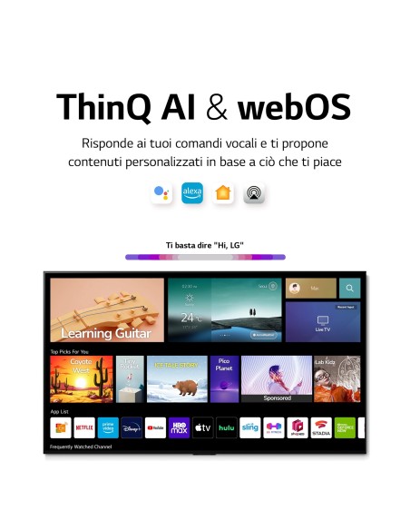 LG NanoCell 65'' Serie NANO76 65NANO766QA 4K Smart TV NOVITÀ 2022
