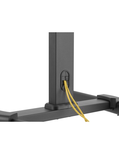 Equip 650607 carrello e supporto multimediale Nero Pannello piatto Carrello multimediale