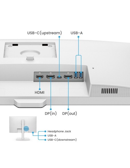 BenQ GW2790QT 68,6 cm (27") 2560 x 1440 Pixel Quad HD LED Bianco