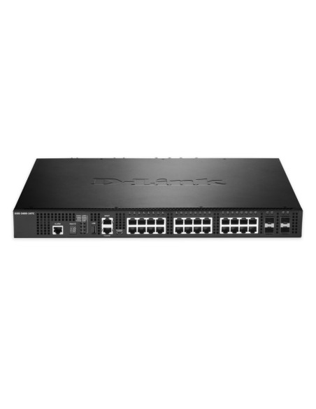 D-Link DXS-3400-24TC switch di rete Gestito L3 Gigabit Ethernet (10 100 1000) 1U Nero