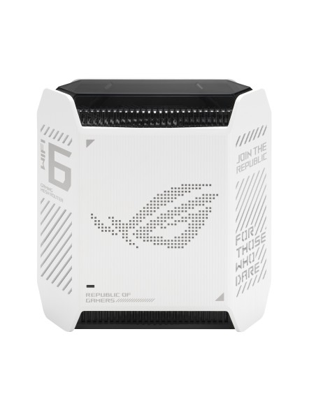 ASUS ROG Rapture GT6 Banda tripla (2.4 GHz 5 GHz 5 GHz) Wi-Fi 6 (802.11ax) Bianco 4 Interno