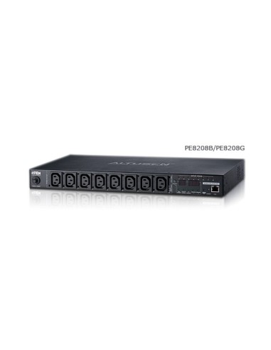 ATEN PDU eco con tecnologia di misurazione e commutazione prese 1U 20A 16A 8-prese