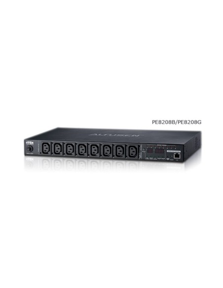 ATEN PDU eco con tecnologia di misurazione e commutazione prese 1U 20A 16A 8-prese