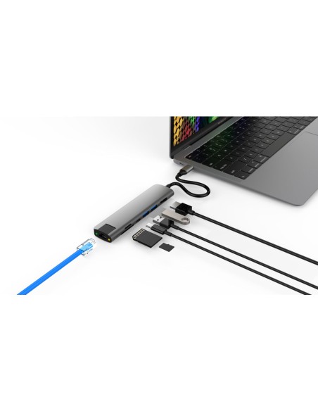 Targus HD22H replicatore di porte e docking station per notebook USB tipo-C Grigio