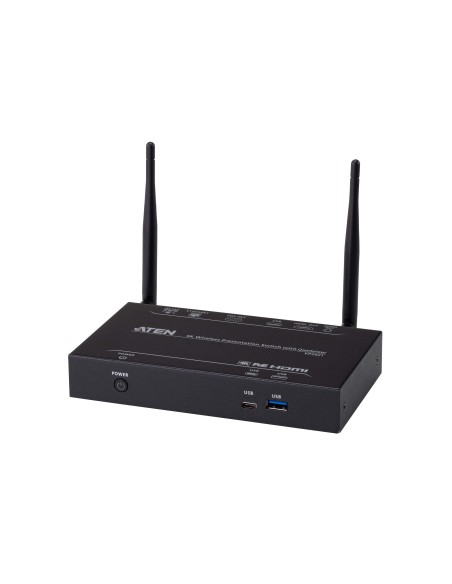 ATEN Switch per presentazioni wireless 4K con quad-view