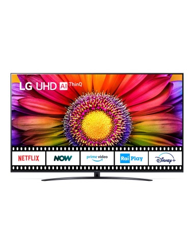 LG UHD 75'' Serie UR81 75UR81006LJ, TV 4K, 3 HDMI, SMART TV 2023