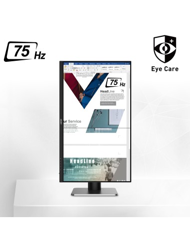 MSI PRO MP273QP Monitor PC 68,6 cm (27") 2560 x 1440 Pixel Wide Quad HD LED Nero, Argento