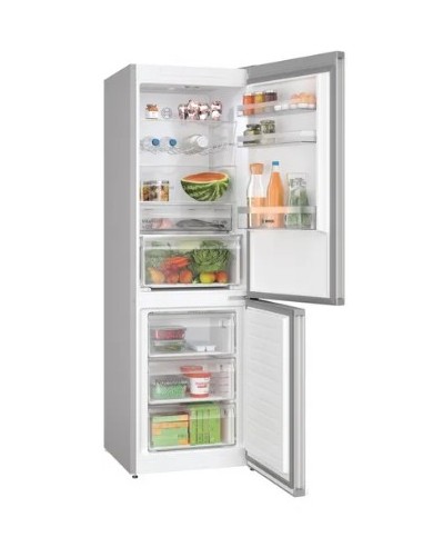 Bosch Serie 4 KGN367LDF frigorifero con congelatore Libera installazione 321 L D Acciaio inossidabile