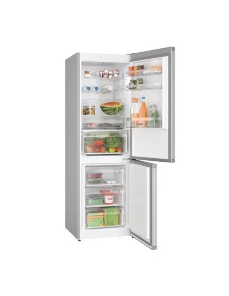 Bosch Serie 4 KGN367LDF frigorifero con congelatore Libera installazione 321 L D Acciaio inossidabile