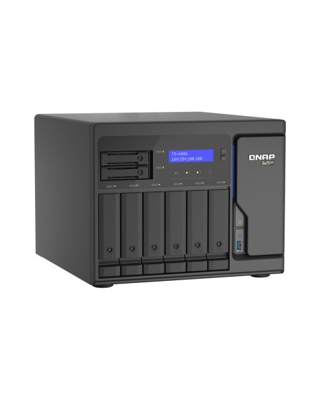 QNAP TS-h886 NAS Tower Collegamento ethernet LAN Nero D-1602