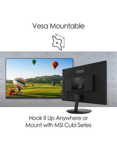 MSI Pro MP242 60,5 cm (23.8") 1920 x 1080 Pixel Full HD LCD Nero