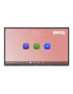 BenQ RE7503 Pannello piatto interattivo 190,5 cm (75") LED 400 cd m² 4K Ultra HD Nero Touch screen Processore integrato Android