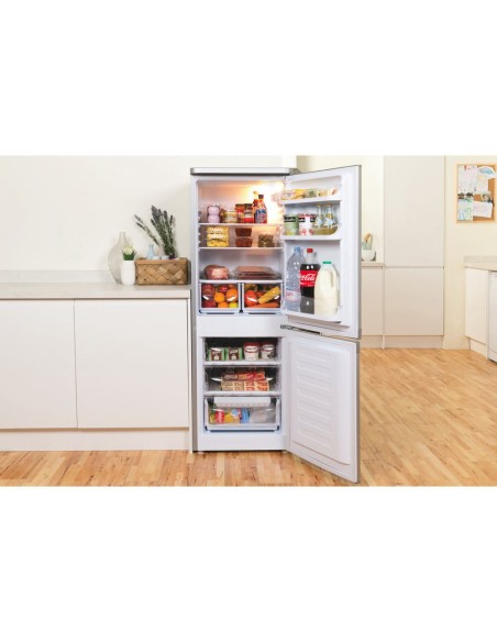 Indesit NCAA 55 NX frigorifero con congelatore Libera installazione 228 L F Acciaio inossidabile