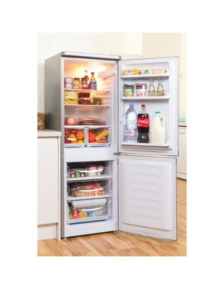 Indesit NCAA 55 NX frigorifero con congelatore Libera installazione 228 L F Acciaio inossidabile