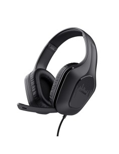 Trust GXT 415 Zirox Auricolare Cablato A Padiglione Giocare Nero