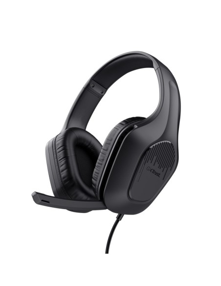 Trust GXT 415 Zirox Auricolare Cablato A Padiglione Giocare Nero