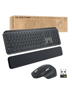 Logitech MX Keys combo for Business Gen 2 tastiera Mouse incluso RF senza fili + Bluetooth QWERTY Italiano Grafite