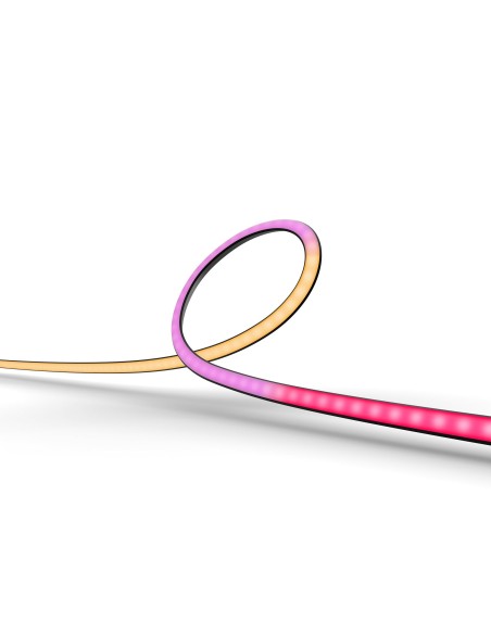 Philips Hue White and Color Ambiance Lightstrip Gradient per PC 24 -27" Confezione da 3 strisce