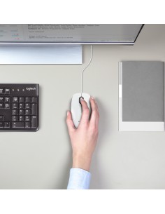 Logitech M100 mouse Ambidestro USB tipo A Ottico 1000 DPI 2