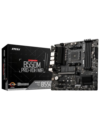 MSI B550M PRO-VDH WIFI scheda madre AMD B550 Socket AM4 micro ATX