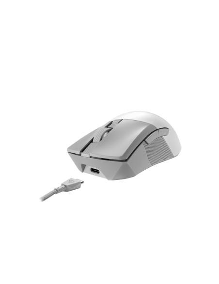 ASUS ROG Gladius III Wireless Aimpoint White mouse Mano destra RF Wireless + Bluetooth + USB Type-A Ottico 36000 DPI