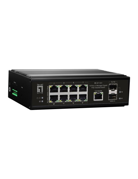 LevelOne IGP-1061 switch di rete Gestito L2 Gigabit Ethernet (10 100 1000) Supporto Power over Ethernet (PoE) Nero