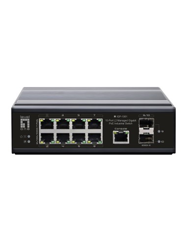 LevelOne IGP-1061 switch di rete Gestito L2 Gigabit Ethernet (10 100 1000) Supporto Power over Ethernet (PoE) Nero