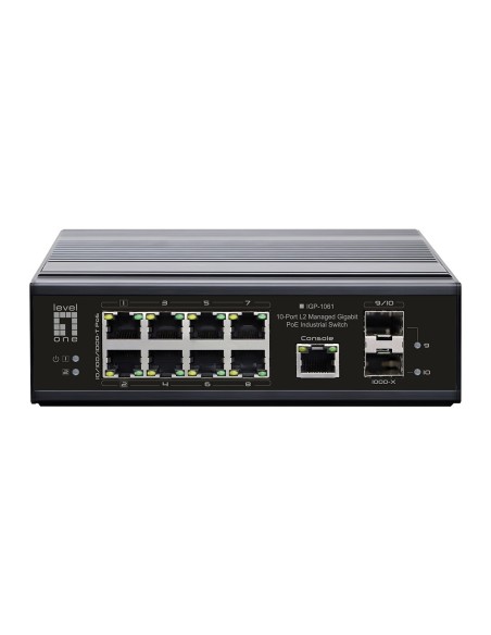 LevelOne IGP-1061 switch di rete Gestito L2 Gigabit Ethernet (10 100 1000) Supporto Power over Ethernet (PoE) Nero