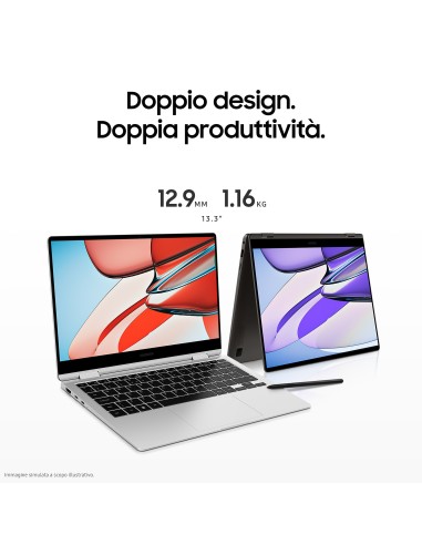 Samsung Galaxy Book3 360 13.3" Laptop i7 16GB 512GB Windows 11 Pro Graphite